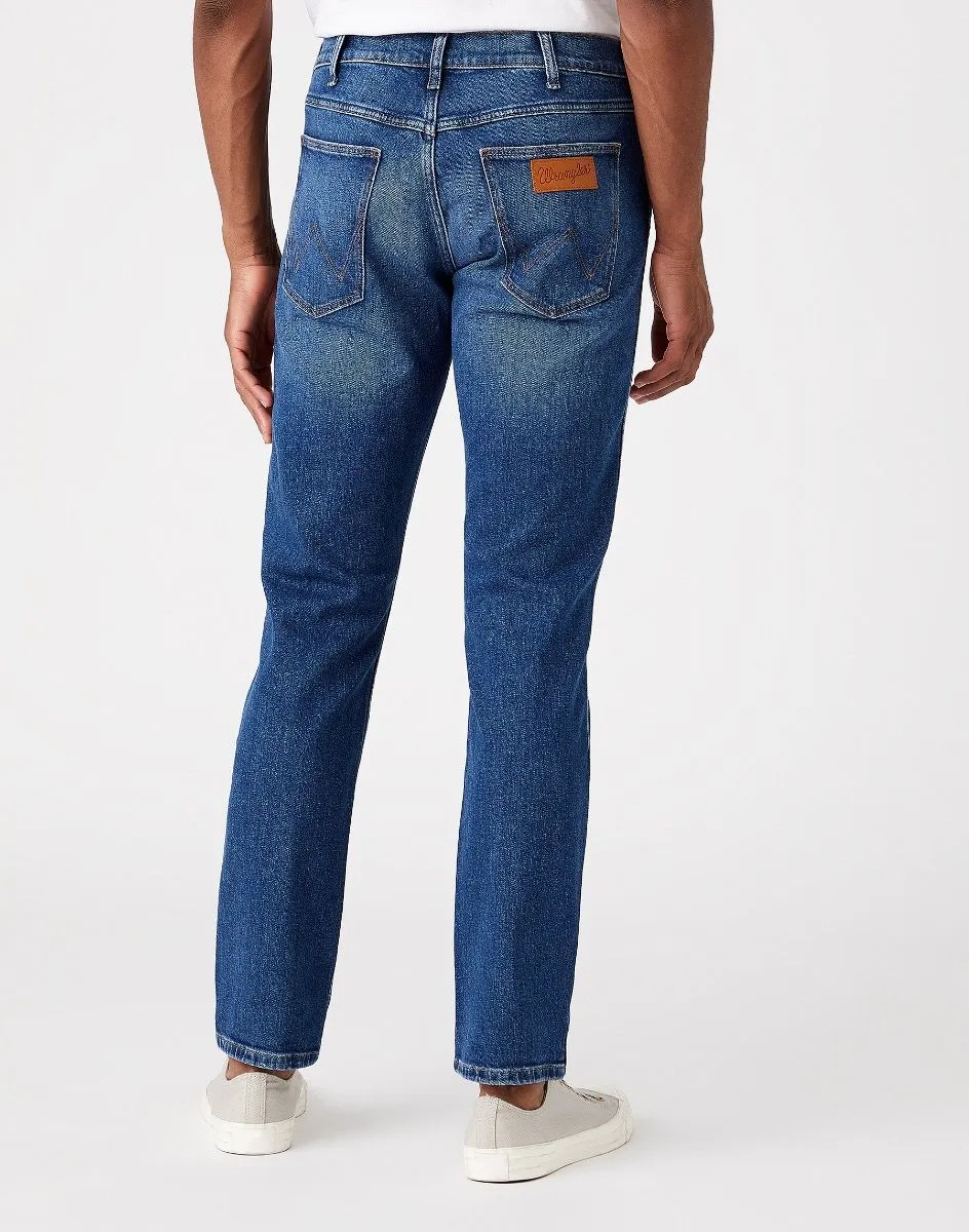 Wrangler Greensboro Hard Edge Modern Straight Denim Jeans