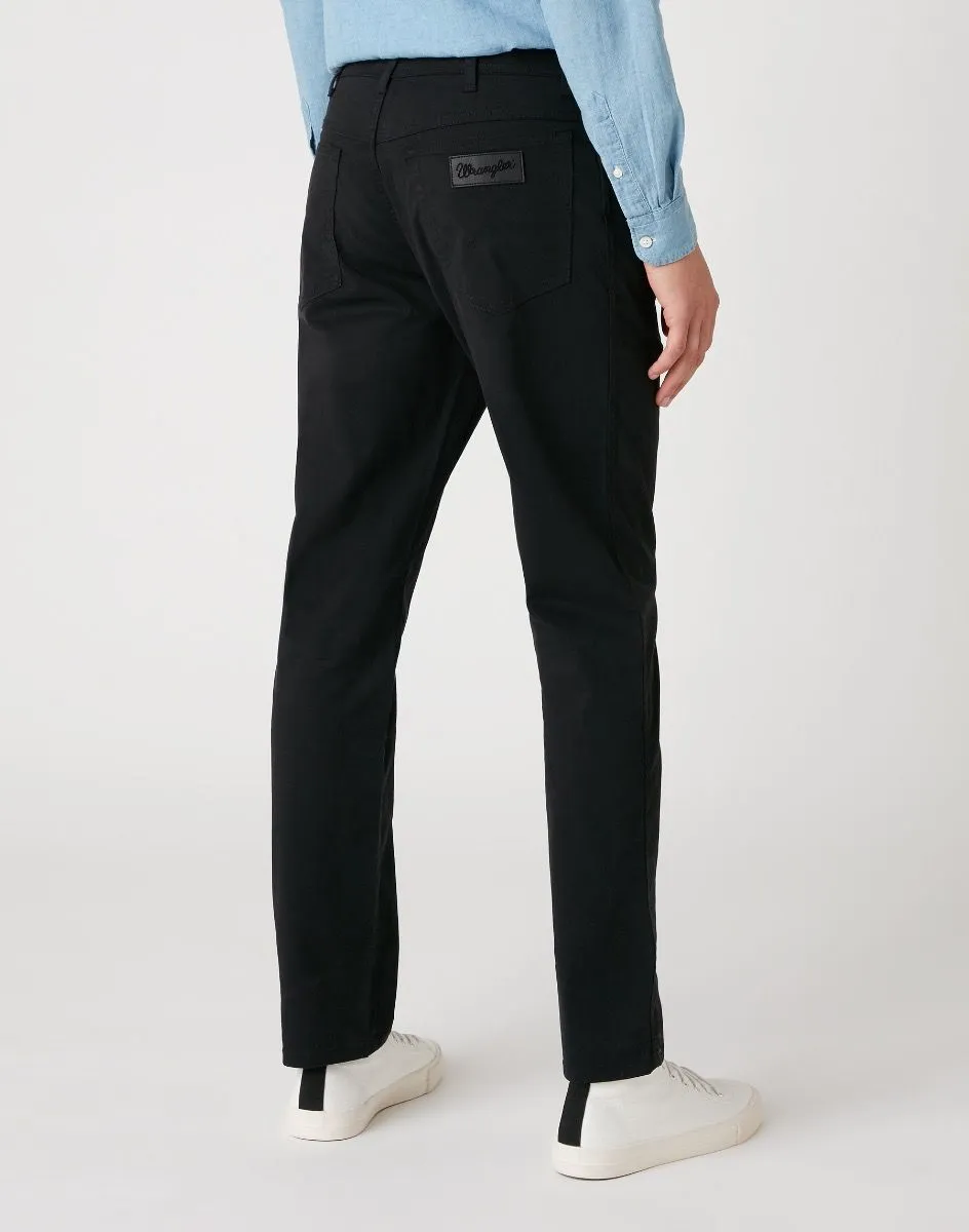 Black Wrangler Texas Slim WA Soft Fabric Jeans