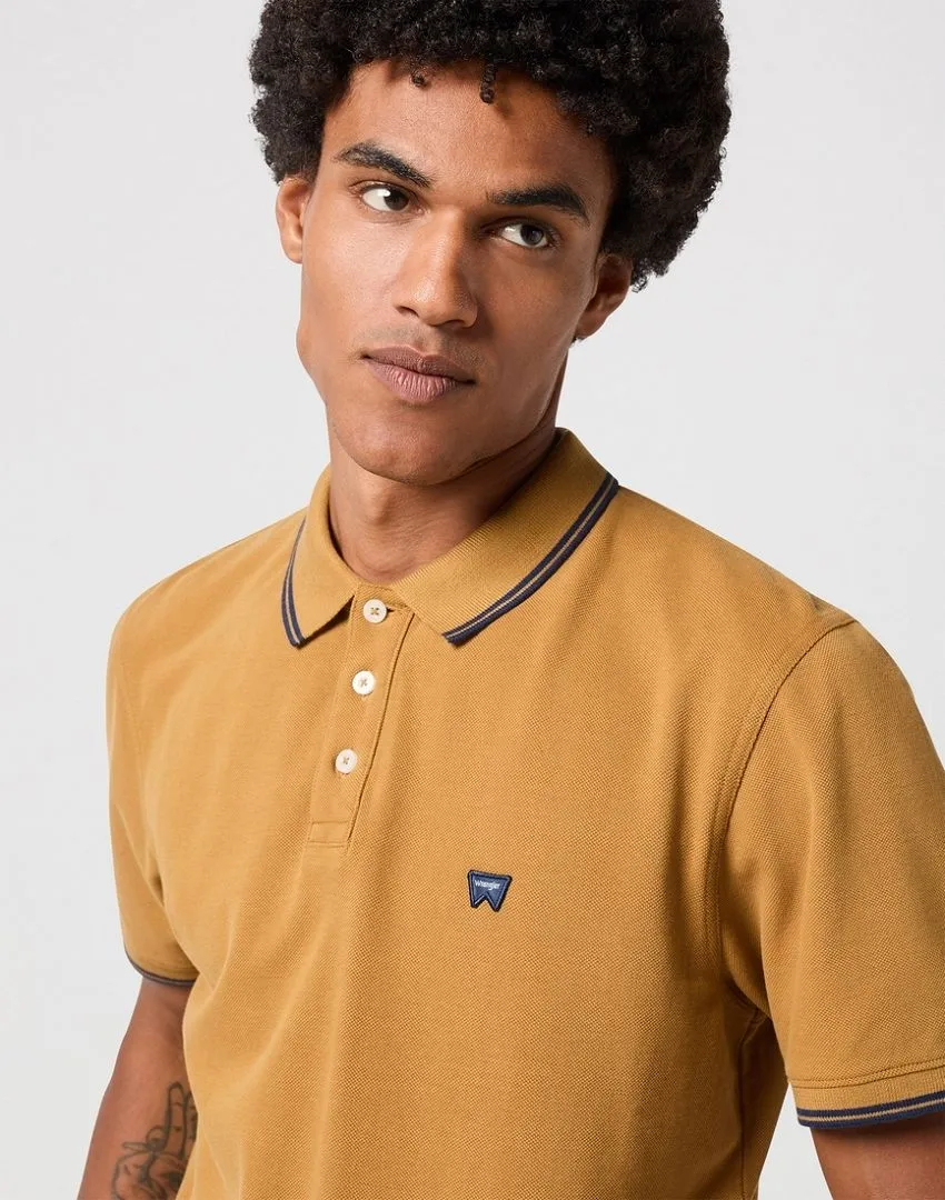 Wrangler Tipped Short Sleeve Polo Shirt Must-Have Item